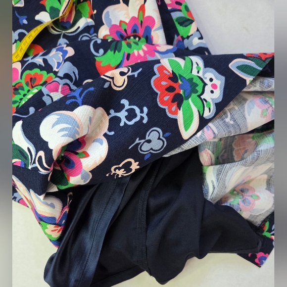 NWOT Boden Women's Navy Blue/Multi Color Floral Cotton Blend Pencil Skirt Size 2 - Picture 8 of 8